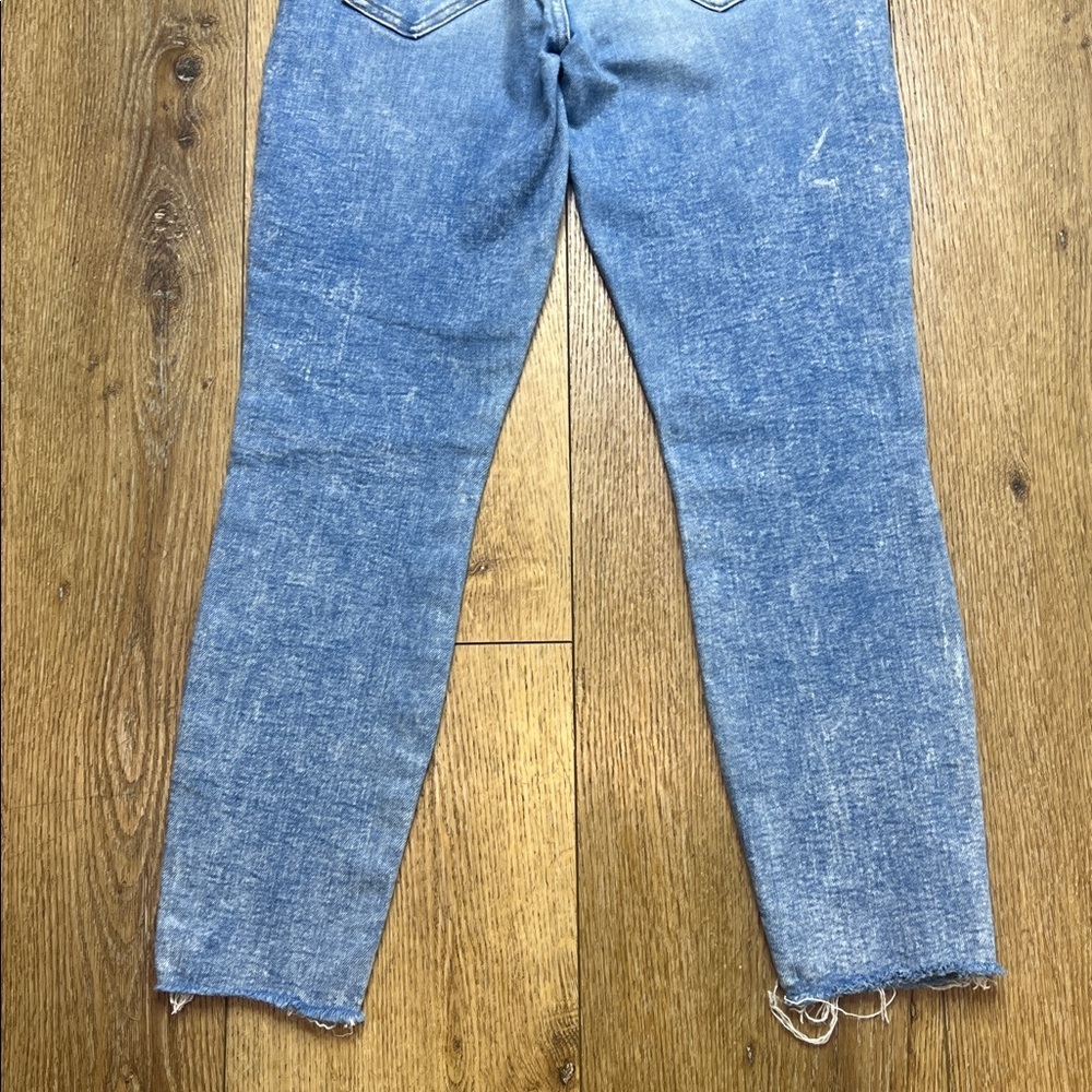 MOTHER The Looker Ankle Fray Jeans in Deep Breaths Size 26 - Picture 8 of 13